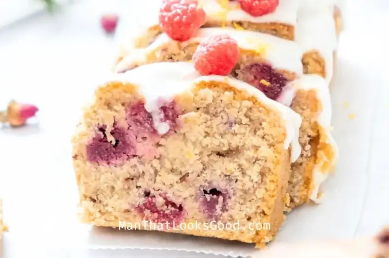 Gâteau au citron et aux framboises